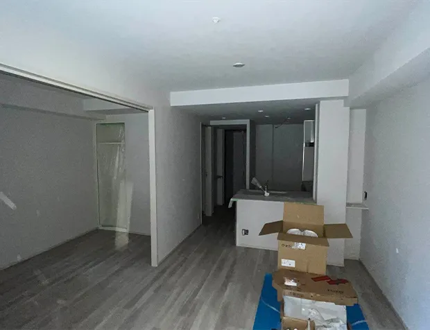内装工事実施風景