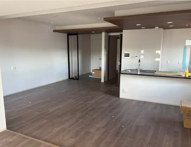 16階内装工事風景